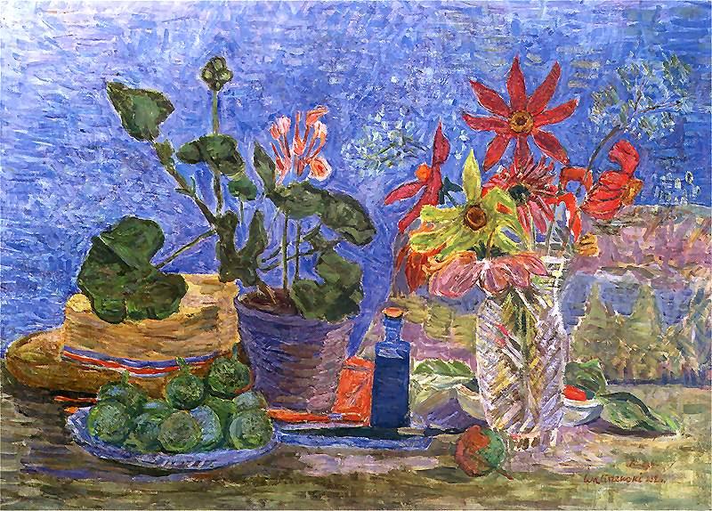 Zygmunt Waliszewski Flowers and fruits oil painting image